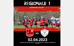 Barrage aller RC MAUBEUGE vs RC VALENCIENNOIS